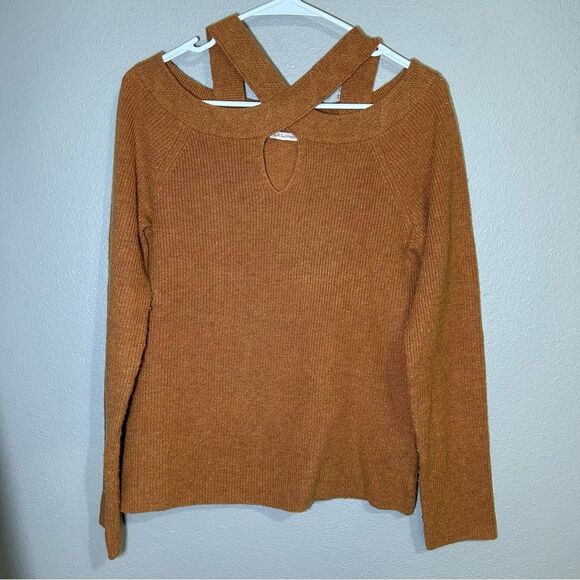 Soft Surroundings wool & alpaca blend ribbed knit sweater women’s size small - Picture 1 of 7